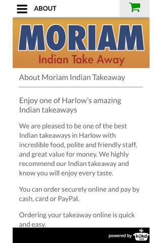 Moriam Indian Takeaway screenshot 4