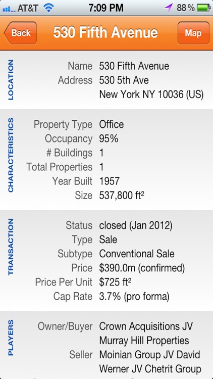 RCA Commercial Property Search