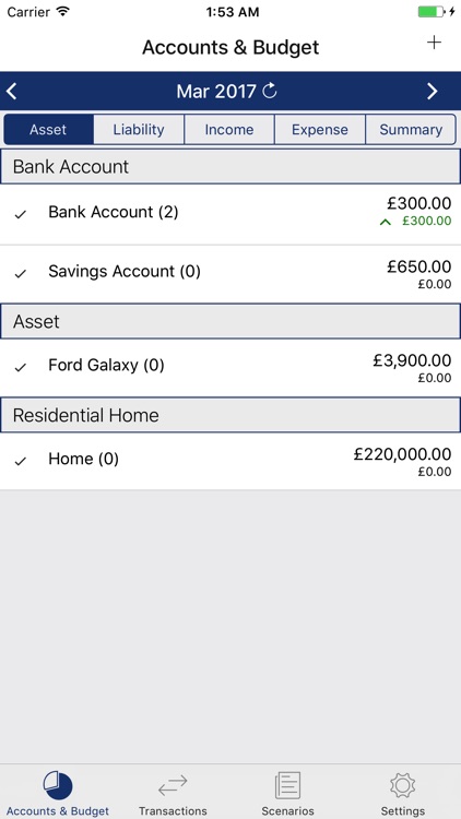 Cashflow - Budget and Planning