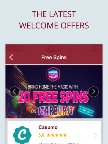 Casino Offers: Mobile Casinos & Sign Up Bonuses screenshot 3