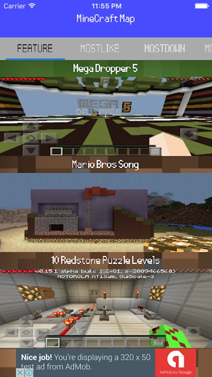 Redstone mansion map for Minecraft PE