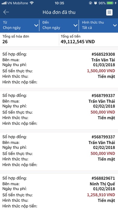 Thu Phí screenshot 3