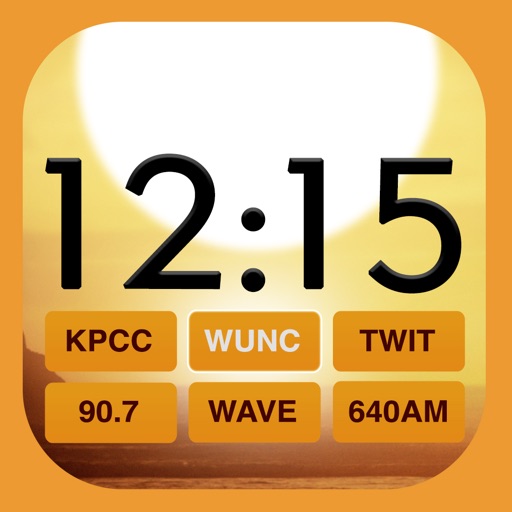 Beautiful Clock Radio lPad