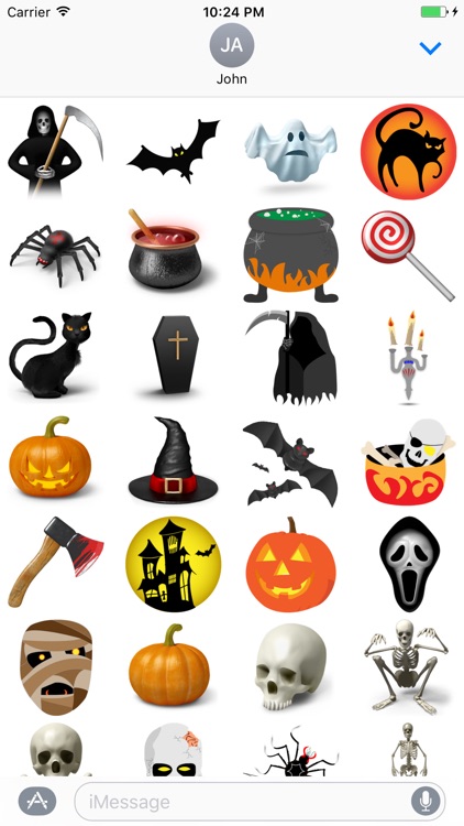 Crazy Halloween Sticker for iMessage #1