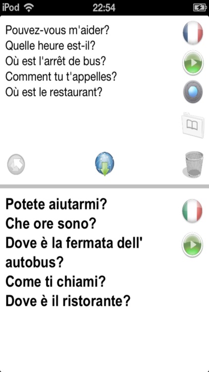 Fr-It Offline Photo Translator and Dictionary with Voice - translate text and pictures without Internet between French and Italian