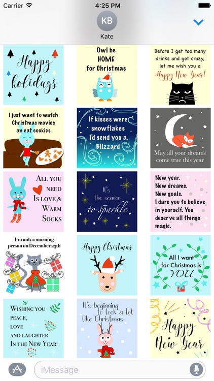 Holiday Quotes Stickers