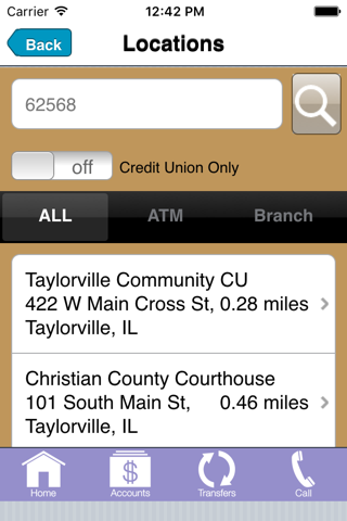 Taylorville Community CU screenshot 2