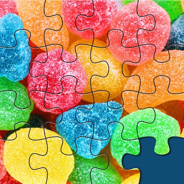 CANDY JIGSAW RUSH - PUZZLE COLLECTION 4 KIDS BOX