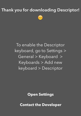 Descriptor - An Emoji Text Search Keyboard screenshot 2