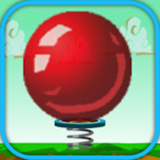 Red ball spring Jump icon