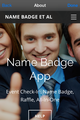 Name Badge Event Management screenshot 4