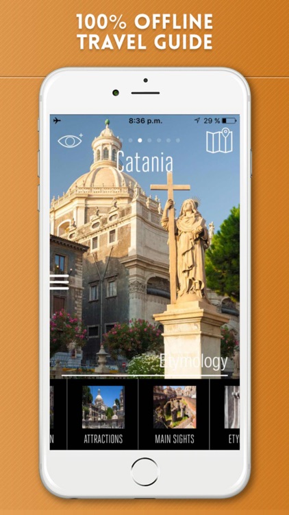 Catania Travel Guide with Offline City Street Map