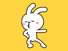 Funny Rabbit Dancing 2 Animate