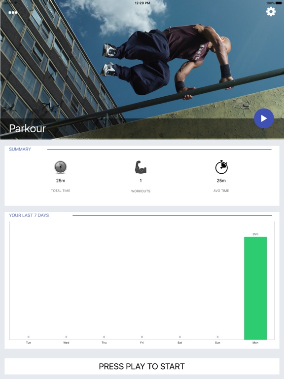 Parkour Workout Challenge - Gain speed and agility screenshot 2