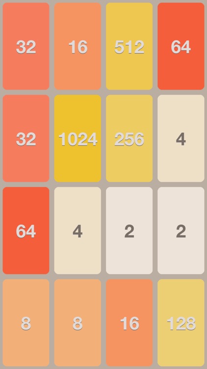 Native 2048 Game with Full Screen mode
