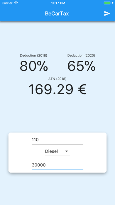 BeCarTax screenshot 2