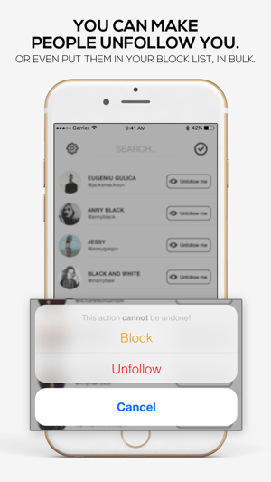 UnfollowMe for Profile Audience Cleaner(圖2)-速報App