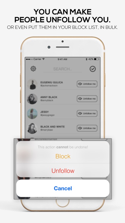 UnfollowMe for Profile Audience Cleaner