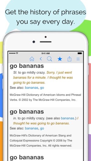 Idioms and Slang Dictionary - Word History & More(圖5)-速報App