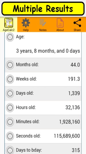 Age Calculator birthday anniversary events(圖2)-速報App