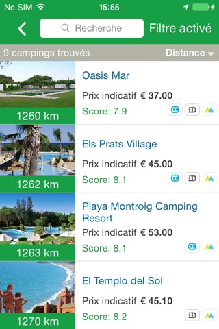 ACSI Campsites Europe screenshot 3