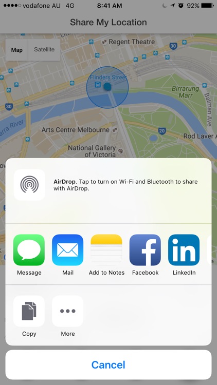 Where Am I: Share My Location by Text or Email