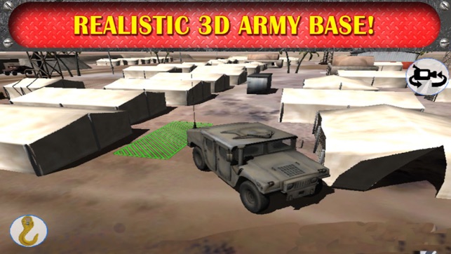 陸軍悍馬車3D停車模擬器 - 遊戲免費停車場 (Army Parking Simulator Games)(圖3)-速報App