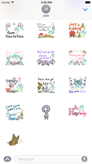 Butterfly-Fairy Cute Sticker(圖3)-速報App