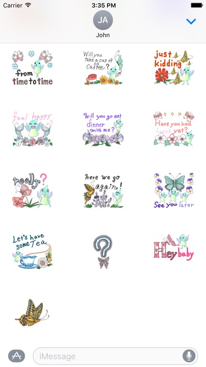 Butterfly-Fairy Cute Sticker