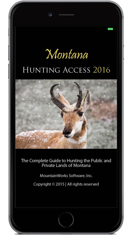 Montana Hunting Access 2016 screenshot-0
