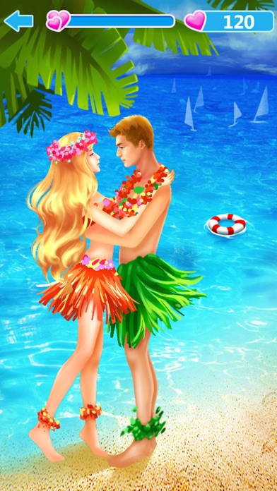 How to cancel & delete Couple Beach Kiss - Do Not Cought from iphone & ipad 2