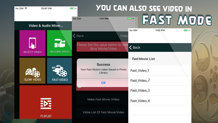 Slow and Fast Motion Movie & Video Editor screenshot-3