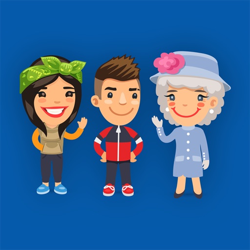 Cartoon people - Stickers for iMessage | Apps | 148Apps