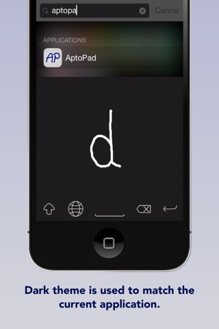 AptoPad - Handwriting Recognizing Keyboard screenshot 4