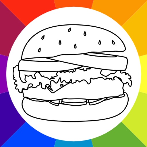 Ultimate Coloring Book - Free Food Coloring Book For Adults iOS App