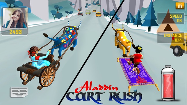 Aladdin Cart Rush 3D - Fun Racing Game for Kids(圖3)-速報App