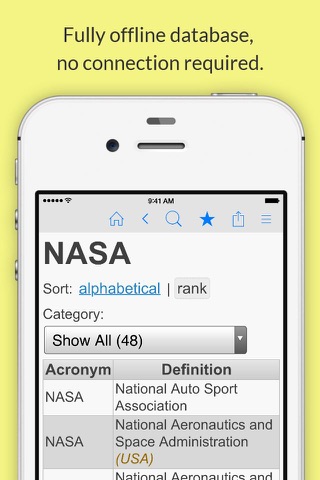 Acronyms and Abbreviations screenshot 4