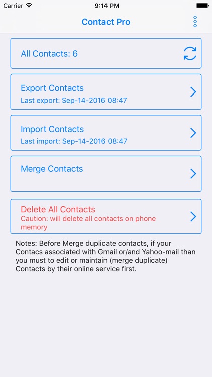 Contacts Backup , Restore , Merge and More