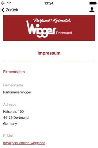 Pafümerie Wigger screenshot 3