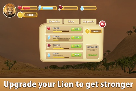 Lion Simulator: Wild African Animal screenshot 4