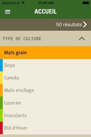 Pioneer® Seed Guide app screenshot 2