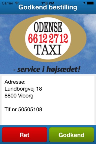 Odense Taxi screenshot 4