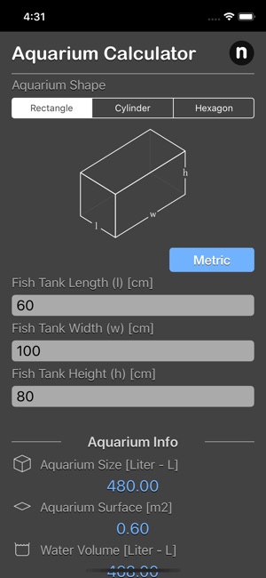 Aquarium Calculator Plus(圖1)-速報App