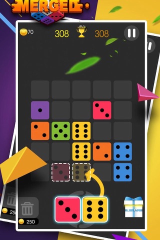 Merged Dice - Dominoes Block Puzzle screenshot 2