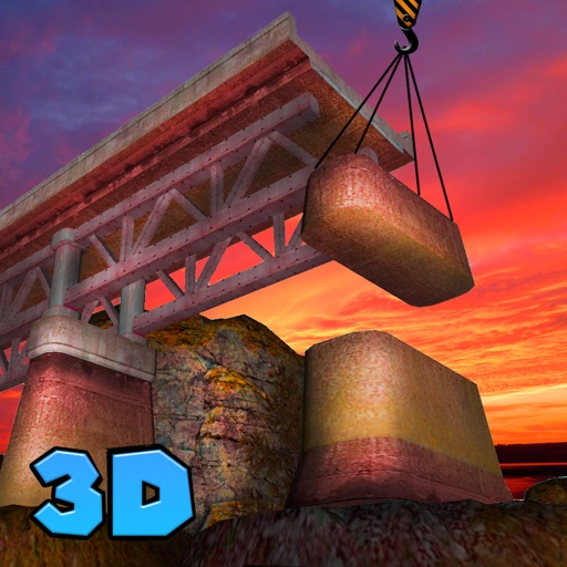 Bridge Builder: Crane Driving Simulator 3D icon