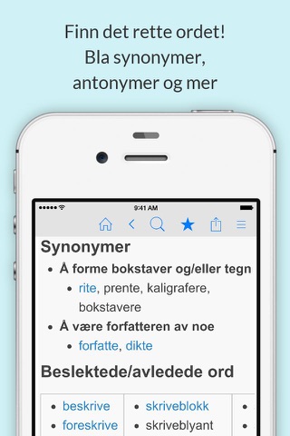 Norsk Ordbok og Synonymer screenshot 3