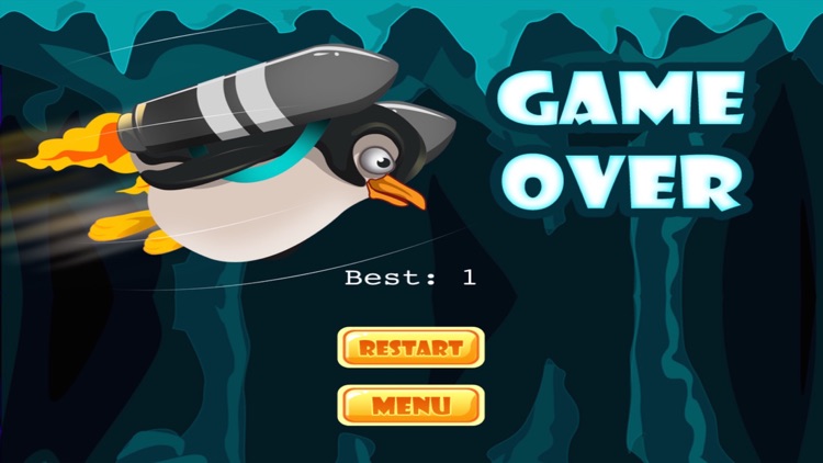 Running Jetpack Penguin