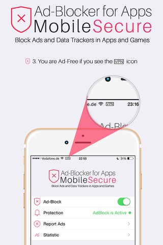 AdBlocker for Apps and Games - Ad Blocker for In App Ads - Block Ads and Data Trackers in Apps and Games screenshot 4