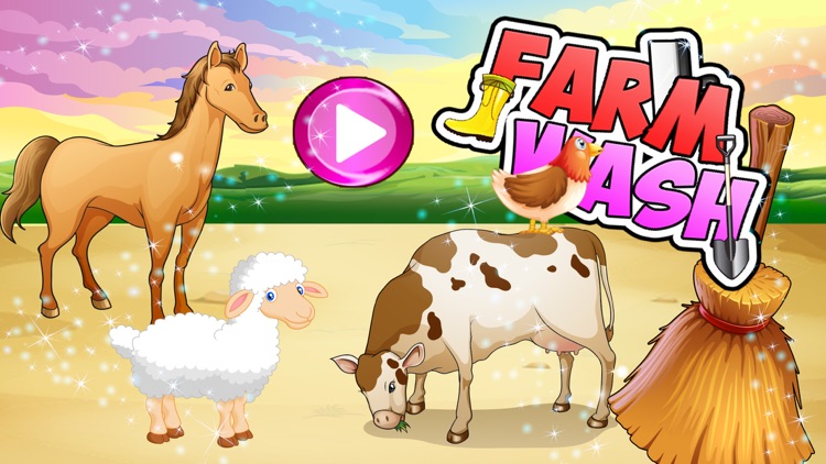 Farm Wash - House clean up and animal care fun for kids screenshot-3