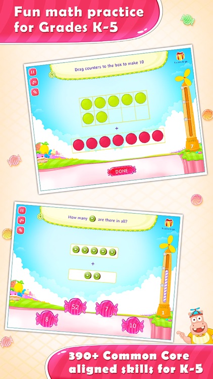 First Grade Splash Math Learning Practice for Kids